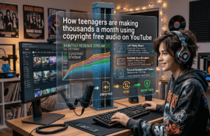 How teenagers are making thousands a month using copyright free audio on YouTube”