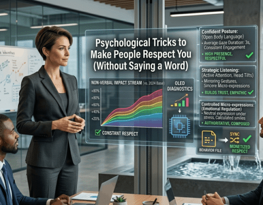 Psychological tricks to make people respect you without saying a word