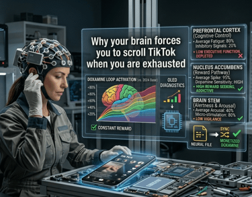 Why your brain forces you to scroll TikTok when you are exhausted